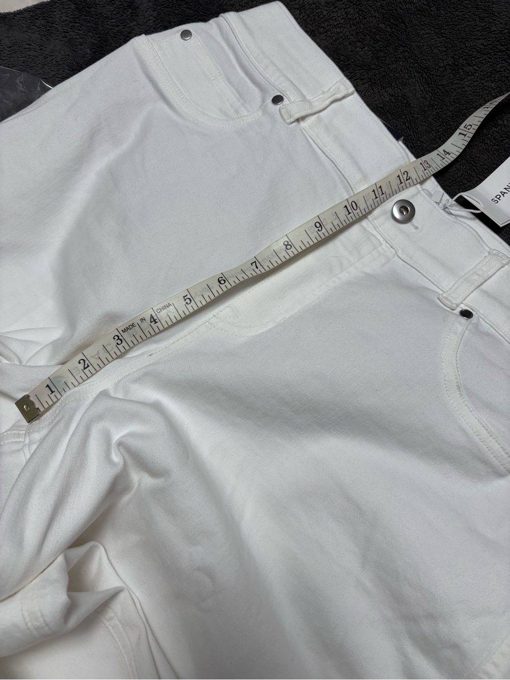Last chance ! SPANX cropped wide leg jeans in white - Picture 3 of 4